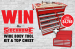 Win a Sidchrome Wide Body Tool Chest & Top Chest Worth $4,798 from Bauer Media
