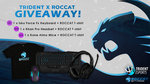 Win 1 of 3 ROCCAT Peripheral/T-Shirt Bundles from Trident Esports