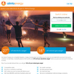 [NSW] 27% off Electricity Usage Charges / 18% off Natural Gas Usage Charges @ Alinta Energy