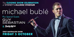 [NSW] Michael Bublé $69 Ticket Offer + $6.75 Booking Fee @ Lasttix