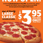 [NSW] Large 12" Cheese or Pepperoni Pizza $3.95 @ Little Caesars, Surry Hills