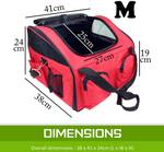 Paw Mate Portable 2 Pocket Pet Booster Soft Crate M - RED $3.90(Was $59) Free Delivery @Myer Market
