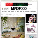 Win a Noritake Bel Vino Glassware Set Worth $294 from MiNDFOOD