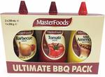 MasterFoods Ultimate Sauce 250ml (3 Variety Pack) $4.50 + Delivery (Free with Prime/ $49 Spend) @ Amazon AU