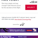 Free 15 Minutes In-flight Wifi Access on AU ↔ NZ International Flights (Coupon via Banner Ad, Save $5) @ Virgin Australia
