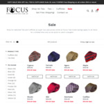 50% off All Ties & Cufflinks Storewide (Ties $15, Cufflinks $10), Free Shipping for $40+ Order @ Focus Ties