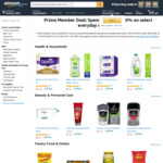 [Amazon Prime] Save 30% on Orders of $50 or More on Select Everyday Essentials @ Amazon AU