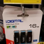 iDIGITAL 3x USB 3.1 (16GB Each) Flash Drives - $25 @ The Reject Shop