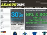 30% off Current Prices of All NRL & State of Origin Winter Merchandise - Reduced to Clear!