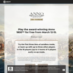 [PC] ANNO 1800 Free to Play (12-15 March) @ Ubisoft