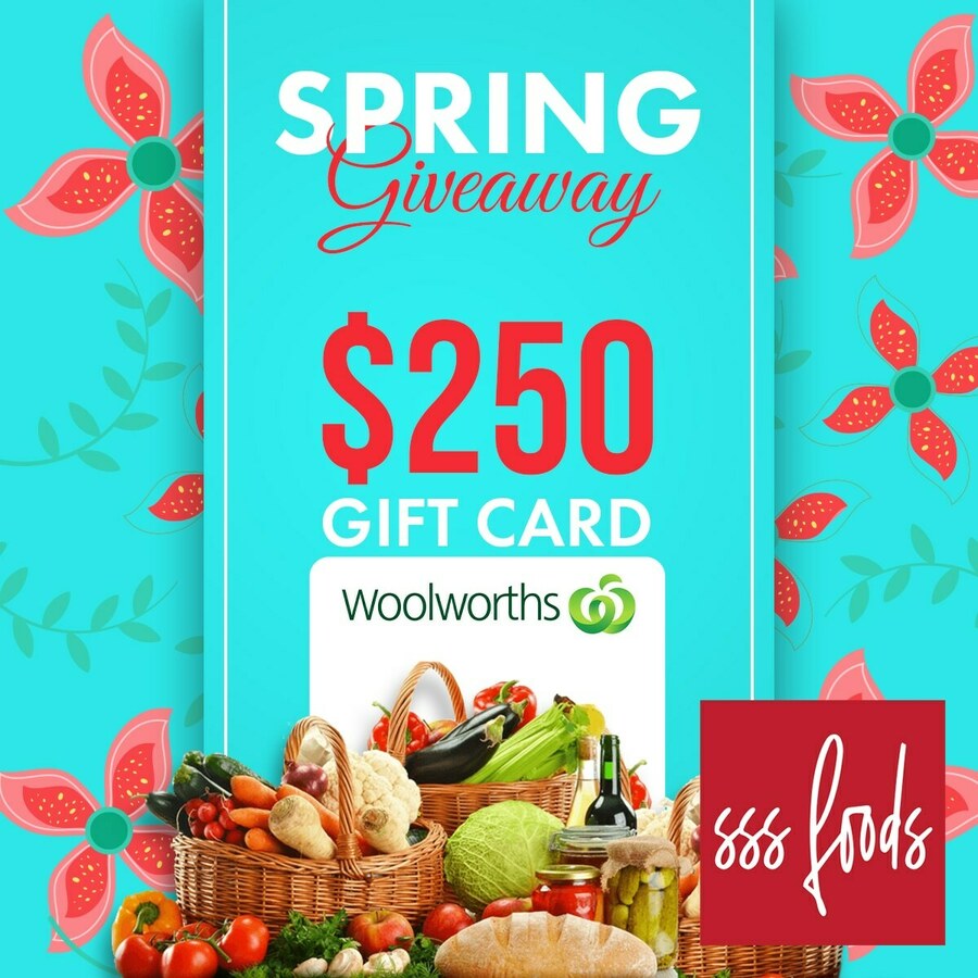 Win 1 of 2 250 Woolworths Gift Cards from SSS Foods