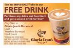 FREE Coffee Drink at Glorea Jeans Coffee (with Food or Drink Purchase)