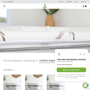 koala bamboo mattress topper