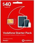 Vodafone $40 Prepaid Starter Pack $12 @ Officeworks