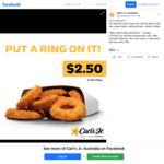 [VIC] $2.50 Onion Rings with any Large Angus Meal Purchase @ Carl’s Jr