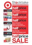 Target StockTake Half Price Sale