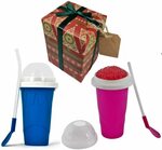 Slushie Maker Ice Cup - Blue or Pink $24.99 + Delivery ($0 with Prime/ $39 Spend) @ Worshopping via Amazon AU