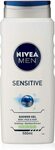 NIVEA MEN Sensitive Shower Gel (5 Styles) (500ml) $3 / $2.70 (Sub & Save) + Delivery ($0 with Prime/ $39 Spend) @ Amazon AU