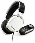 SteelSeries Arctis Pro + GameDAC White Gaming Headset High Res Audio RGB $274.56 Delivered @ Wireless1