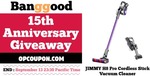 Jimmy H8 Pro Banggood 15th Anniversary Giveaway 2021 with Opcoupon