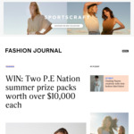 Win 1 of 2 Ultimate P.E Nation Prize Packs from Fashion Journal