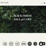 40% off Storewide on Orders over $89 @ Bio Care Australia