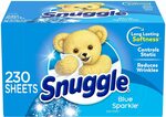 Snuggle Fabric Softener Dryer Sheets 230 Sheets $17.66 + Delivery ($0 with Prime) @ Amazon US via AU