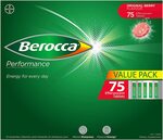 Berocca Energy Vitamin 75 Pack (Original Berry) $18.74 ($16.87 Sub & Save) + Delivery ($0 Prime / $39+) @ Amazon AU