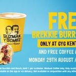 [NSW] Free Brekkie Burritos & Bowls from 7:00 am to 10:30 am + Free Coffee All Day @ Guzman Y Gomez, Kent St