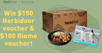 Win a $150 Herbidoor Voucher & a $100 Biome Voucher worth $250 from Herbidoor/Biome
