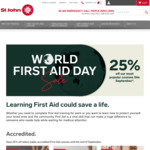 [WA] 25% off Selected First Aid Courses during September @ St John WA