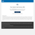 Bonus $200 eGift Card with Citi Quick Cash $2500 or More (0.90% Fee - 6 Months / 1.9% Fee - 12 Months)