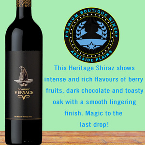 Dominic Versace Shiraz 2015 at $180/6pack ($30/Bottle) Delivered 