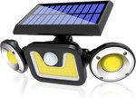 [Waitlist] Solar Motion Sensor Flood Light $20.58 + Delivery ($0 with Prime/ $39 Spend) @ Jornarshar via Amazon AU