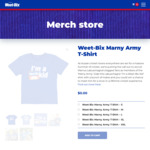  Weet-Bix Marny Army T-Shirts $0 + $7 Delivery @ Weetbix
