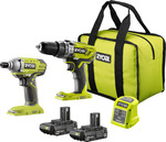 Ryobi 18V ONE+ 2 Piece Brushed Kit - $132 C&C/ in-Store Only @ Bunnings
