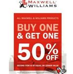 Buy One Get One 50% off- All Maxwell and Williams Products