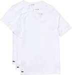 Lacoste Cotton 3-Pack Slim Fit V-Neck T-Shirt - Small $49.40, Medium $42.58, Large $54.43 (RRP $100) Delivered @ Amazon AU