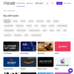 10% off All Gift Cards (Amazon, eBay, Apple, Bunnings, Catch, etc $100 Minimum Spend, Free Account Requ.) @ Gift Card Exchange