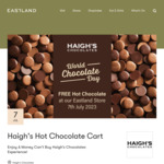 [VIC] Free Hot Chocolate - Fri 7/7 10am-2pm @ Haigh’s Chocolates - Eastland SC, Ringwood