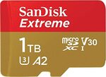 [Prime] SanDisk 1TB Extreme microSDXC UHS-I A2 Memory Card with Adapter - $145.74 Delivered @ Amazon AU