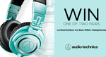 Win 1 of 2 Pairs of Audio Technica M50x Limited Edition Ice Blue Headphones from Store DJ [Excludes ACT]