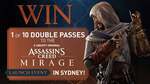 Win 1 of 10 Double Passes to Exclusive Assassin's Creed Mirage Launch Party in Sydney (28th Sep) from Press Start [No Travel]