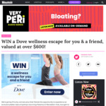 [NSW] Win 1 of 10 Dove Wellness Escapes for 2 Worth over $600 from Mamamia