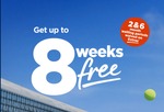 6 Weeks Free after 30 Days, 2 More Weeks Free after 13 Months, 2- & 6-Month Waiting Period Waived @ Bupa