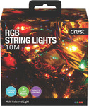 Crest RGB USB Christmas String Lights (10m) $5 (Was $25) + Delivery ($0 C&C/in-Store) @ The Good Guys
