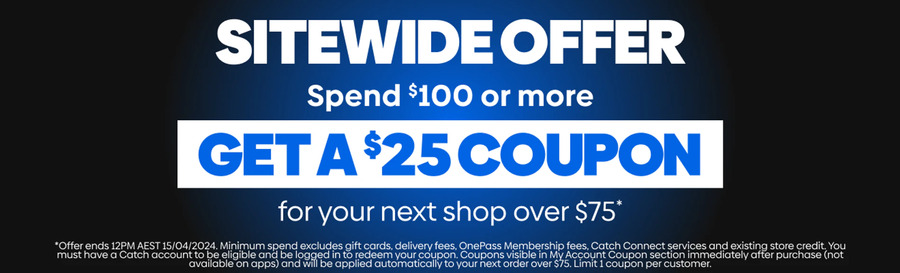 Spend $100 Get $25 Coupon (Coupon Valid for Next Order over $75, 1 ...