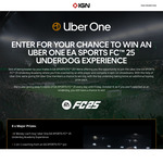 Win 1 of 6 FC 25 Grand Prizes or 1 of 5 FC 25 Games Daily from Uber [Free Uber One Membership Required]