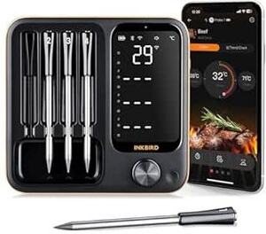 INKBIRD Wireless BBQ Thermometer: 2 Probes $99.00 (Expired), INT-14-BW 4 Probes $196.94 Delivered @ LerwayDirect via Amazon AU