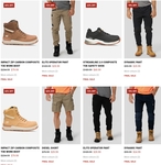 Up to 75% off Sitewide: Work Boots $79.99, Work Pants from $24.99, Shirts from $12.99 + $20 Delivery @ CAT Workwear